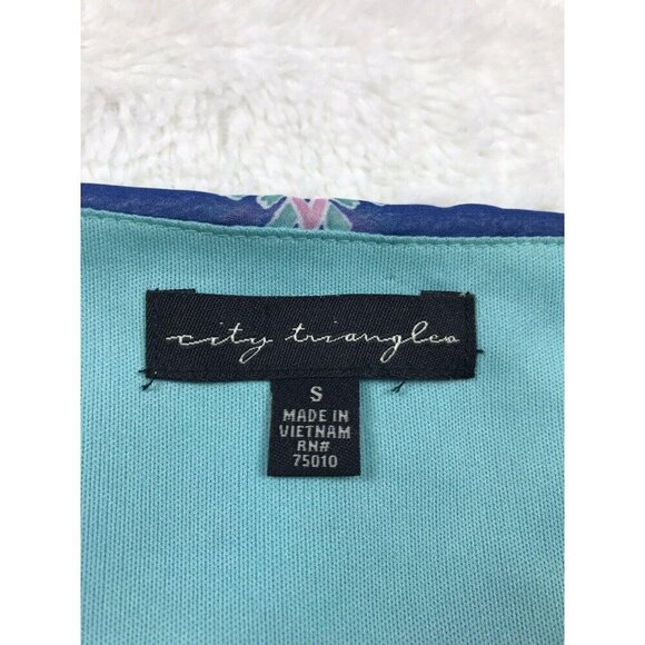 City Triangles Womens Maxi Dress Size Small Sleeveless Halter Blouson - Picture 2 of 6